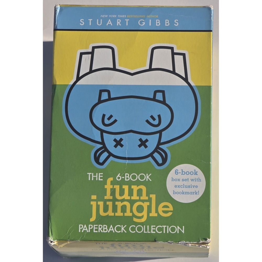 Fun Jungle 6 Book Set by Stuart Gibbs Paperback Collection Juvenile Fiction